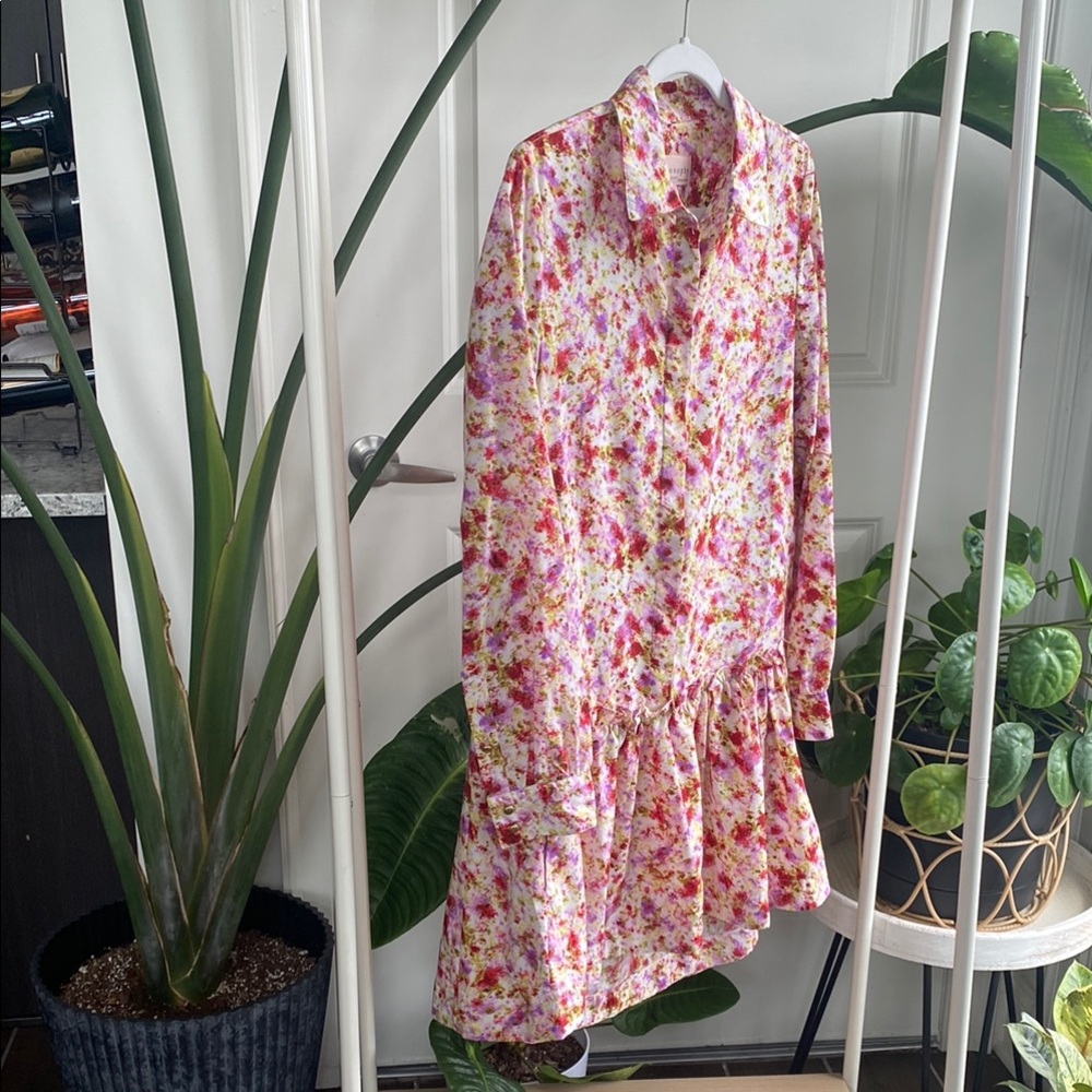 Philosophy Floral Blouse Dress - Picture 4 of 7